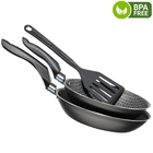 Conjunto De Frigideiras Antiaderente 18cm E 20cm + Espátula |